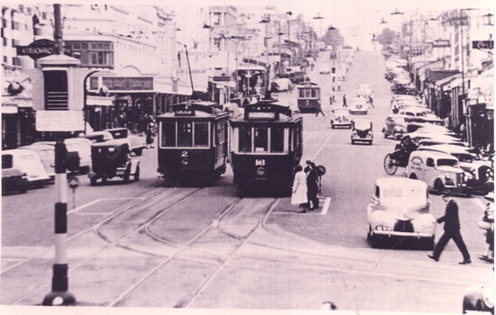 SECV Geelong tram 2 & 16 Moorabool St