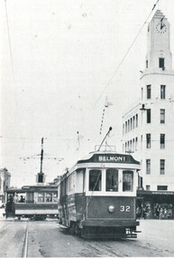 SECV Geelong tram 32 in Moorabool St