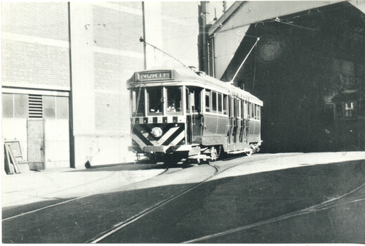 SECV Geelong bogie tram, depot
