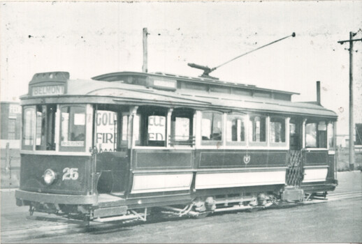 SECV Geelong tram 25 at North