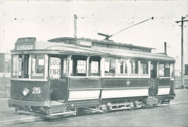 SECV Geelong tram 25 at North