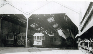 SECV Geelong Depot trams 36, 28 and others