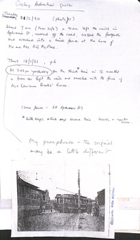 Correspondence and notes re Geelong tramways - 4