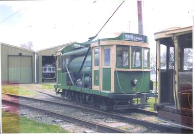 Photograph - Photograph - coloured, Tram No. 8: Scrubber