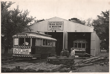 BTPS trams 27, 14 and building the depot fan.