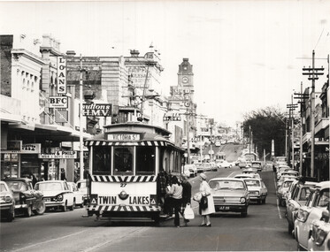 SECV Ballarat tram 27 Bridge St.