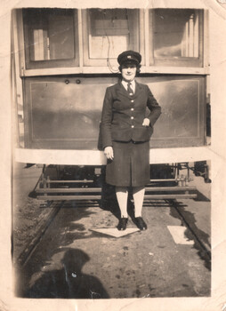 Geelong tram conductress