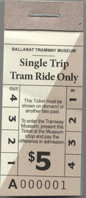 Block of 100 tickets -  $5