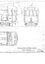 Blueprint showing side, front, and top views of a track cleaner and scrubber car, labeled "TRACK CLEANER & SCRUBBER CAR NO. 8".