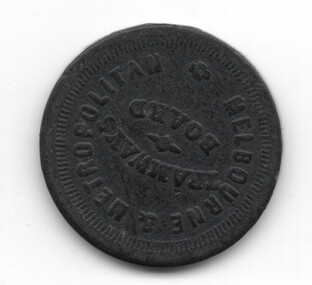 Functional object - Fare Token - 1 1/2d, Melbourne and Metropolitan Tramways Board (MMTB), 1922