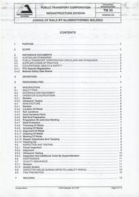 "Joining of rails by aluminothermic welding"
