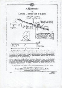 "Adjustment of Drum Controller fingers"