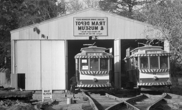 BTPS development depot and trams - 1