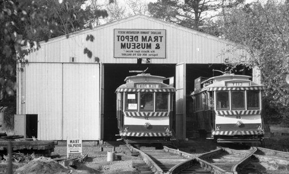 BTPS development depot and trams - 2