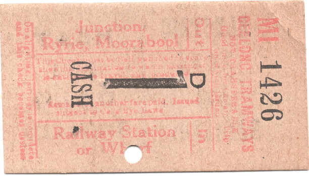 MESCo - ticket - City to Railway station