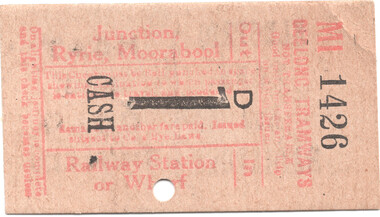 MESCo - ticket - City to Railway station