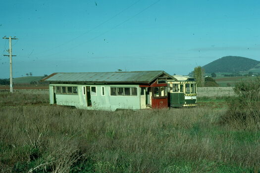 BTPS arrival of tram 121 at Bungaree and depot - 3