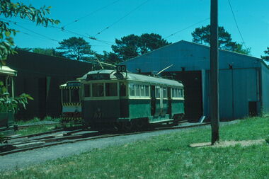 BTPS - trams 33 and 671 on the depot fan.