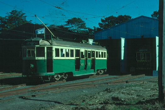 BTPS - trams 671 and 661 on depot fan - 2