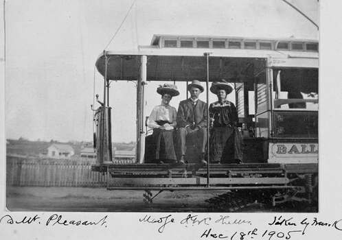 Digital image - J G Roberts - on an ESCo tram
