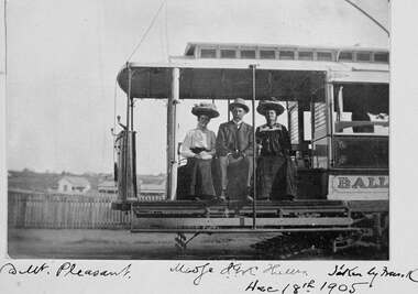 Digital image - J G Roberts - on an ESCo tram
