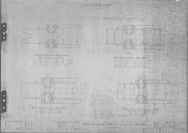 Drawing - VW4/11, State Electricity Commission of Victoria (SECV), Brake Linkage - Provincial City Tramcars Assembly, 19/10/1953