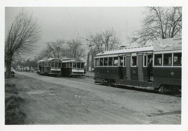 Photograph - Ballarat Tram 35, Ballarat Tram 35 in Drummond Street near Urquhart Street