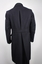 Rear detail for Black Military Great Coat.