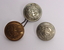 Uniform jacket and great coat buttons.