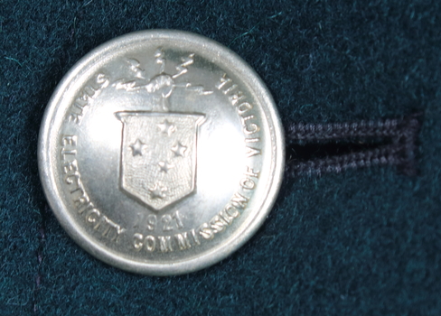 Button detail for SECTramway Uniform Greatcoat.