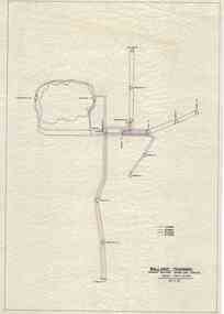 Drawing - Ballarat Tramways, State Electricity Commission of Victoria - Electricity Supply Department, Showing Sections (Fares and Lengths), 22/08/1949