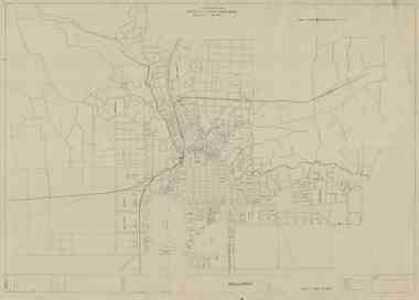 Map - Ballarat, State Electricity Commission of Victoria - Electricity Supply Department, Map of Ballarat, 1930s