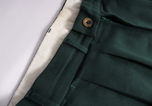 Trouser waistband detail - SEC Tramway Uniform Trouser.
