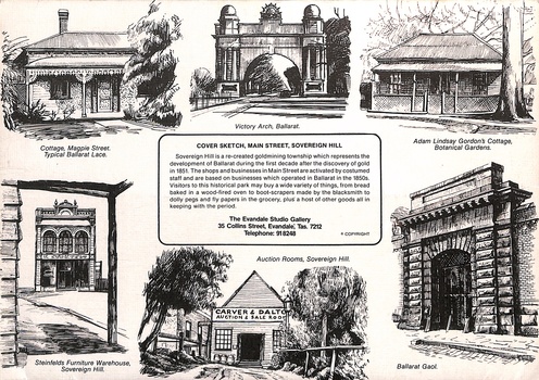 "In and around Ballarat" - rear cover