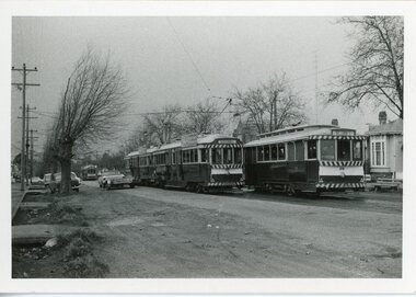 Photograph - Ballarat Trams 26 and 35, Ballarat Trams 26 and 35 in Drummond Street at Urquhart Street loop
