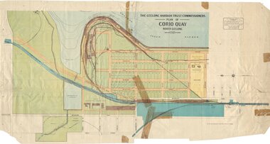 Plan - Plan of Corio Quay, Department of Lands and Survey Melbourne, The Geelong Harbor Trust Commissioners, Plan of Corio Quay, North Geelong, 06/01/1909