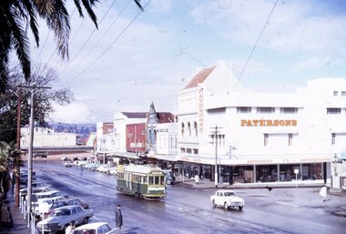 Photograph - Ballarat Tram, Tram in Sturt Street heading towards Lydiard Street, 11 August 1971