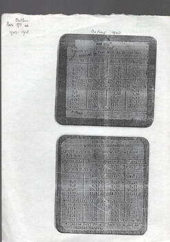 Photocopies of runs 66 and 45 on A4 sheet.