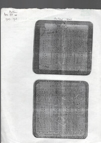 Photocopies of runs 66 and 45 on A4 sheet.