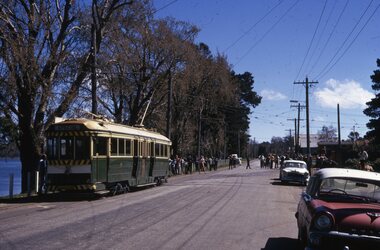 Photograph - Ballarat Tram 40, Tram leaving the Depot for the last time, 19 September 1971