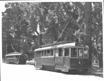 Photograph - Ballarat Tram 11 & 28