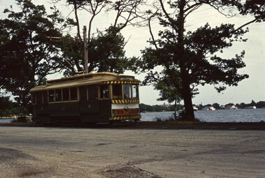 Photograph - Ballarat Tram 13, Tram in Wendouree Parade, 27 December 1970