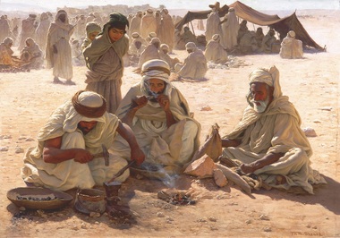 Painting, Thomas Sheard, The Arab Blacksmith, circa 1900