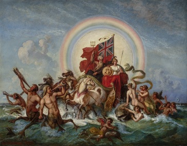 Painting, Nicholas Habbe, Britannia Rules the Waves, 1876