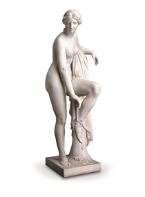 Sculpture, Ettore Cadorin, Venus Tying her Sandal, 1914