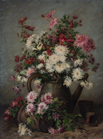 Painting, Julie Crouan, Chrysantheme, 1887