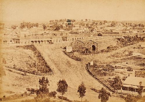 View of Bendigo train Station