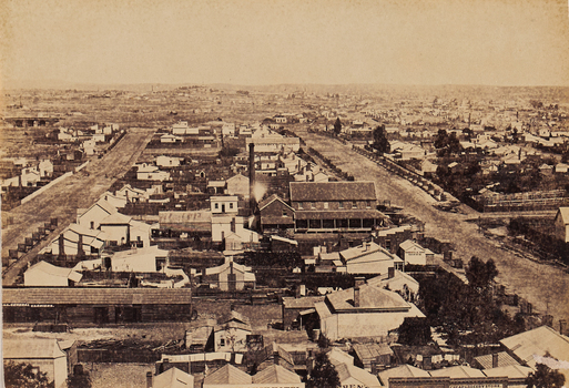 View Taken From St. Paul's Tower, Looking South. bendigo