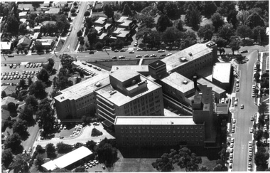 Photograph - Box Hill Hospital - Aerial view, Simon Fox, 1/12/1994