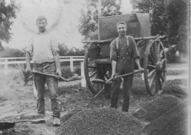 Photograph - Early Box Hill Council workers
